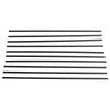 10pcs Wooden Diffuser Sticker 9.8in Aroma Diffuser Replacement Stick for Yoga Meditation Black
