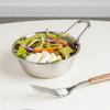 Metal Salad Bowls Restaurant Seasoning Bowl Food Container Noodles Bowl Condiment Container for Camping, Hiking, Picnic