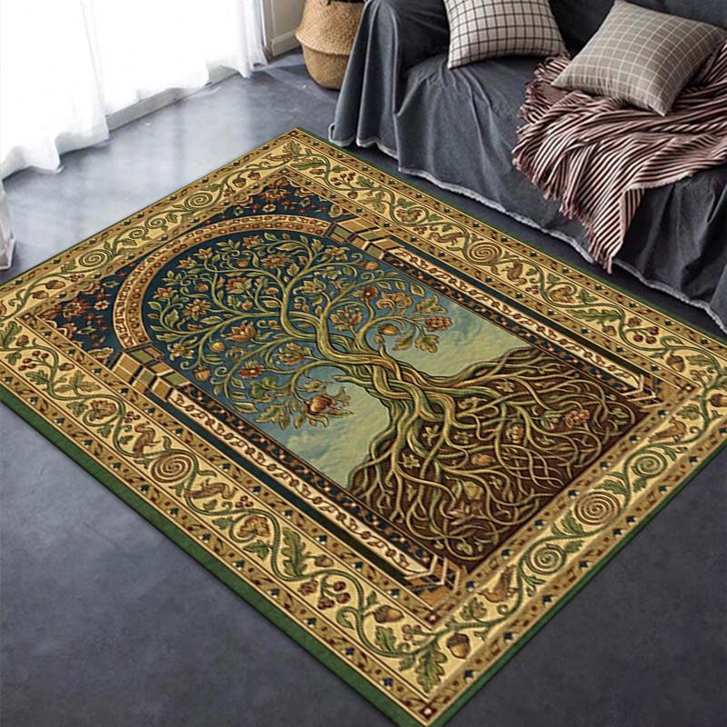 2025 New Tree of Life Carpet Rug for Living Room Bedroom Home Sofa Decoration,Kids play Non-slip Floor Mat146