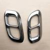 Stainless Steel Silver Exhaust Pipe Cover for 2020 Mercedes-Benz GLC 4WD Models