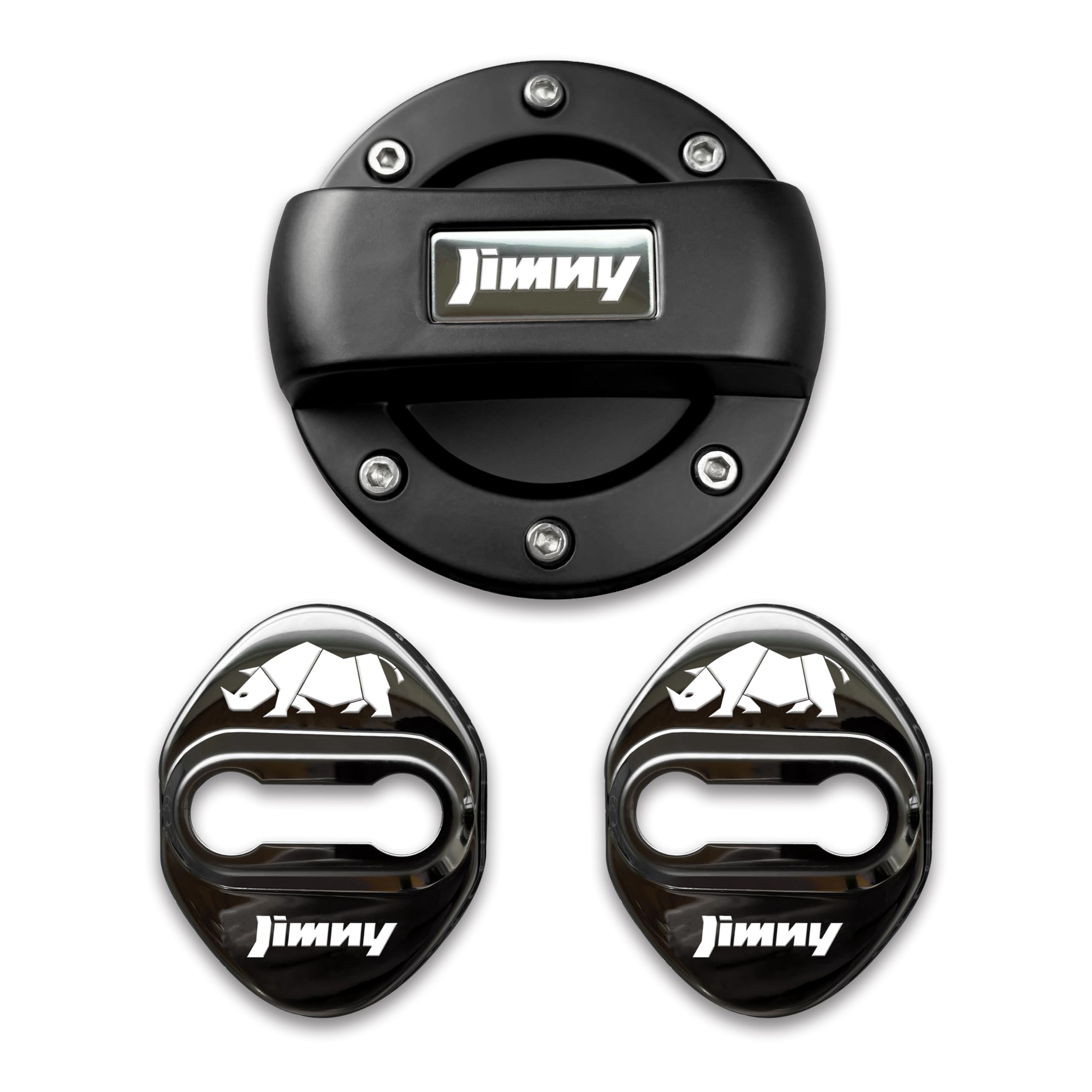 

Jimny Крышка топливного бака Ограничитель двери крышки топливного бака Замок двери Клейкий тип Комплект Крышка, Крышка, Крышка, Крышка, (черный) [Использовал]