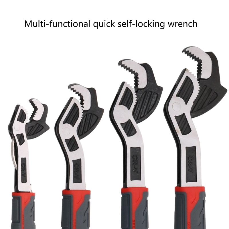 Quick Locking Auto Adjustable Spanner High Strength Alloy Steel Construction Ideal For Automotive Repair And Maintenance