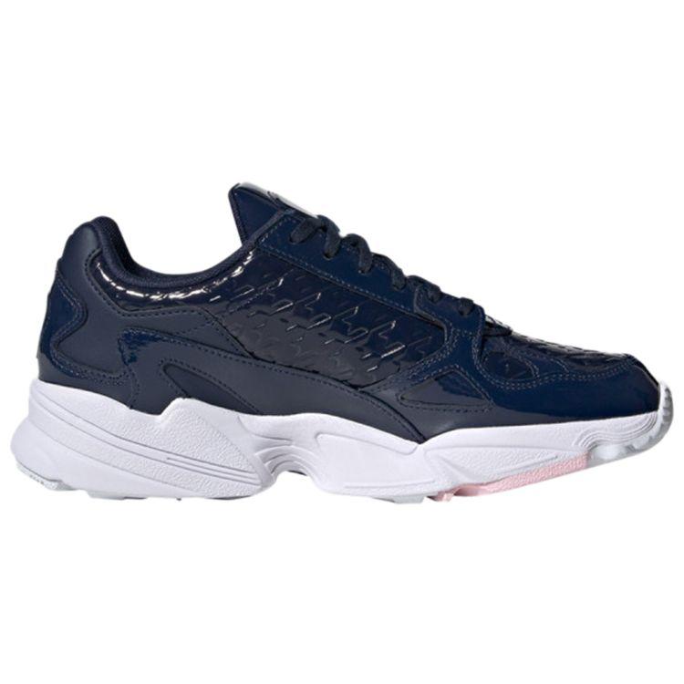 Adidas Originals Falcon Pohodlné Módní Odolné Prodyšné Nízké Pánské Tenisky Dámské námořnicky modré FV1119