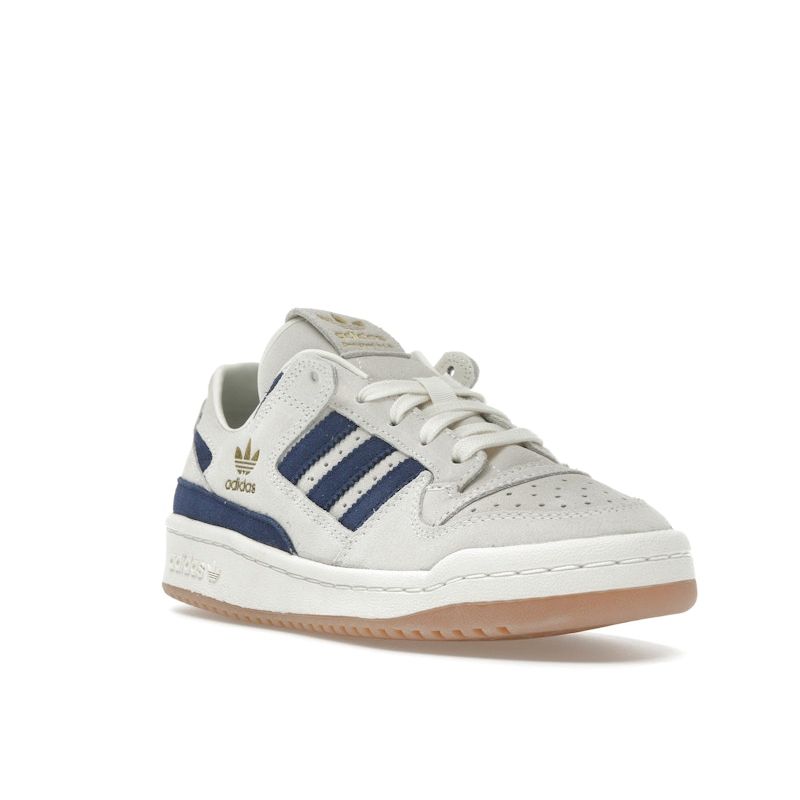 Adidas Forum Low CL Cream White Dark Blue Unisex Sneakers IF9681