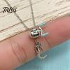 Miniatuur Visserijuitrusting Accessoire Molen Ketting, Mini met Vis Zeemeermin Casual Reis Bedels, Verzamelaars Hengelaar Sieraden, Cadeau voor Enthousiastelingen Realistisch