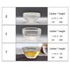 Japanese Transparent Hat Cup Phnom Penh Small Cup Tea Tasting Cup Glass Tea Set