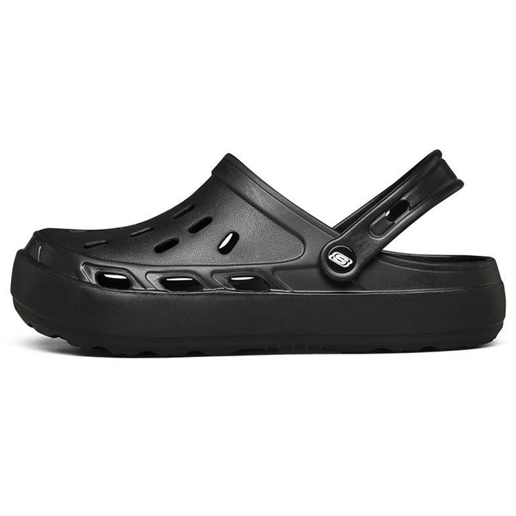 Skechers Swifters Minimalistic Cozy Sports Slippers Pure Black Men s 243041-BBK EU 43