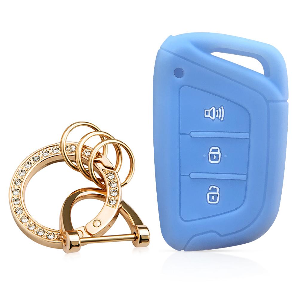 Silicone Car Key Case Keychain Holder Key Cover Fob For JAC JS4 J7 E-JS4 S2 S3 S4 S5 S7 JIAYUE A5 X4 X7 IC5 IEV T50 T8 Refine M6