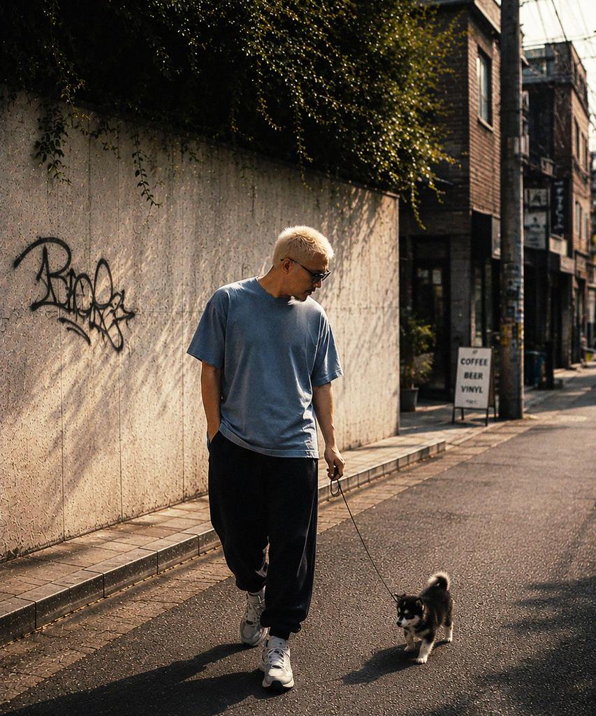 HANRYANG COLLECTIVE Hanryang®Collective Tee Natureblue