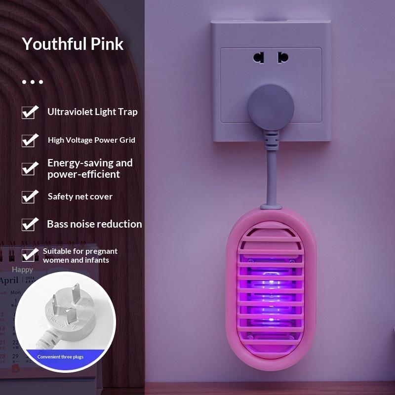Plug In Electric Mosquito Killer With Uv Light Attraction Low Noise Design Mosquito Lamp