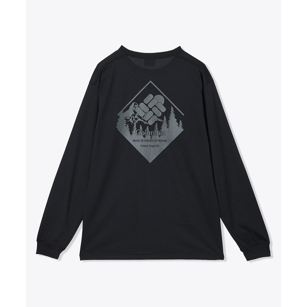 Urban Hike Graphic Long Sleeve PG3669 M Bright Olive Oval [Columbia] T-Shirt Men's