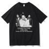 Liam Payne Rest In Music Tshirts Fashion UnisexWomen Clothing Unisex Cotton Short Sleeve Tops Graphic TShirt Vintage Clothes