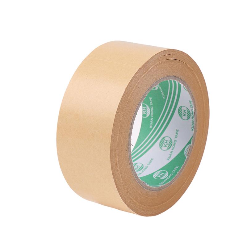 Brown Kraft Paper Tape Recyclable Packing Tape Ecofriendly Self Adhesive Gumed Kraft Tape For Packing Shipping