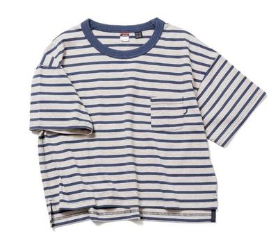 Eco Hybrid Border Tee WL Size NVY X [NANGA] (Women's) (OML NVY)