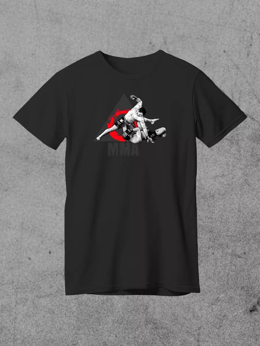 Black/white 100% cotton T-shirt with NIGHTMARE print XL