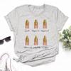 Women T Shirts Fashion Womens Cartoon Graphic Finger Nail Cute Printed Top Tshirt Female Tee Shirt Ladies Clothes T-shirts