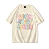 Girls Harajuku Y2k Tops Kindness Over Coolness Rainbow Print Unisexs Tshirt Positive Quote Casual Tee Cotton Top Streetwear