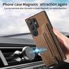 Zipper Cards Solt Wallet Leather Double Buckle Magnetic Case For Samsung Galaxy S24 Ultra S23 Plus S22 A55 A35 A15 A05 Cover