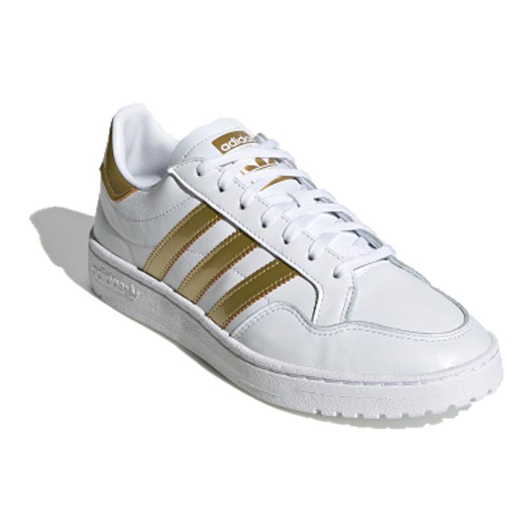 Adidas Wmns Team Court 'White Gold Metallic' Women's EF6058