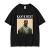 Grappig Kanye West Meme T-shirt Heren Vintage Mode Hip Hop Rap Stijl T-shirt Mannen Vrouwen Korte Mouw T-shirt Streetwear