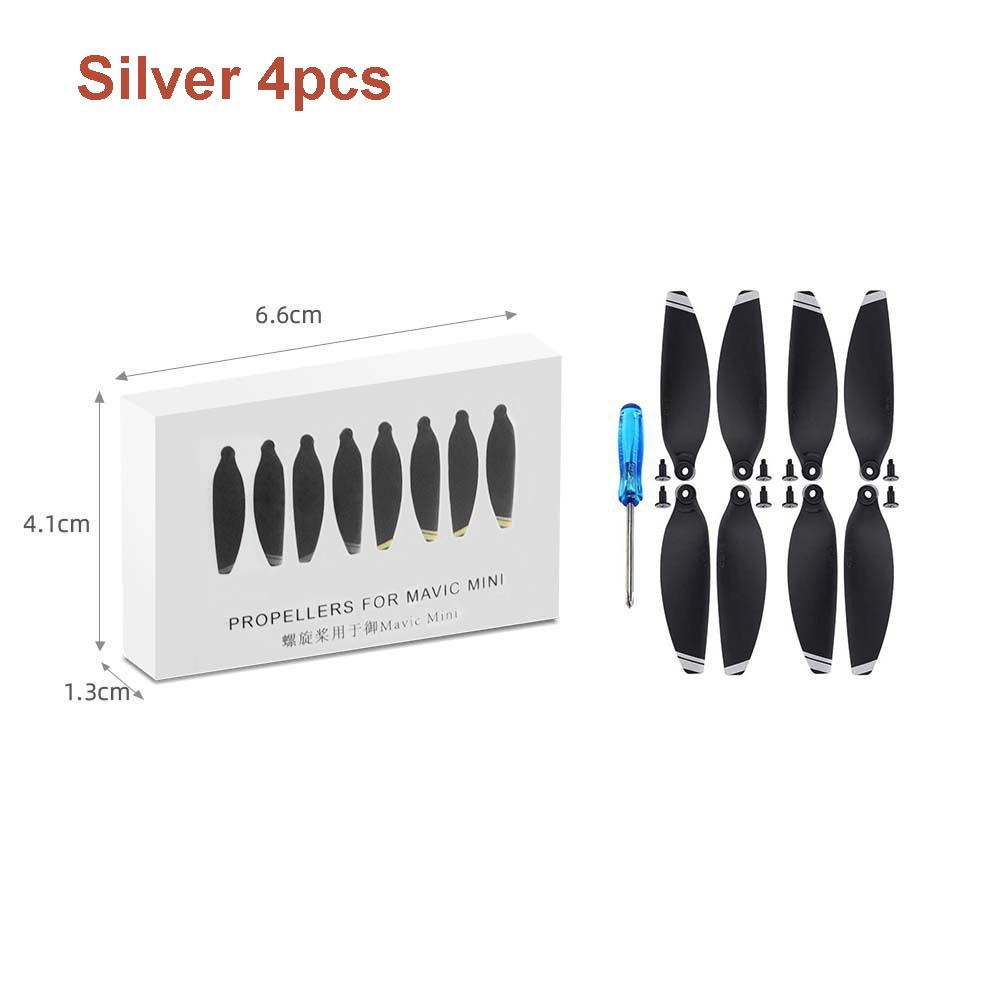 4/8pcs 3Colors Low Noise Propellers PC material Propeller Blades for DJI Mavic MINI 4726F