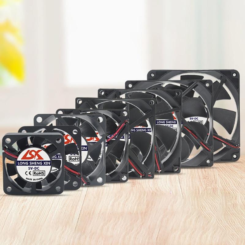 5V/12V/24V Cooling Turbo Fan Brushless 3D Printer Parts 2Pin For Extruder Dc Cooler Blower Part Black Plastic Fans