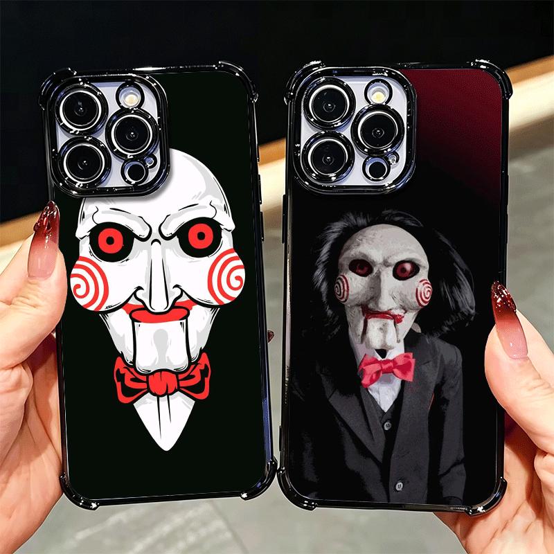 The J-Jigsaws Killer Horror Soft Phone Case For Xiaomi Poco X7 X8 Pro Max X6 X5 X3 F8 Ultra F7 M8 M7 M5S Redmi 15C 15A 15 14C 13