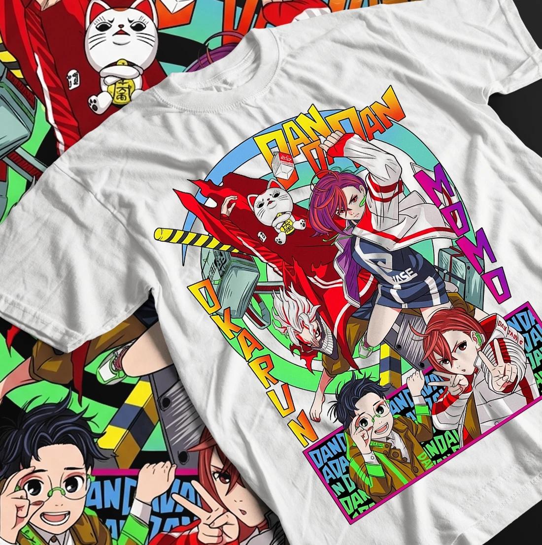 Dandadan T-shirt Okarun Momo Ayase Okarun Exclusive Anime Girl Shirt All Size 2XL