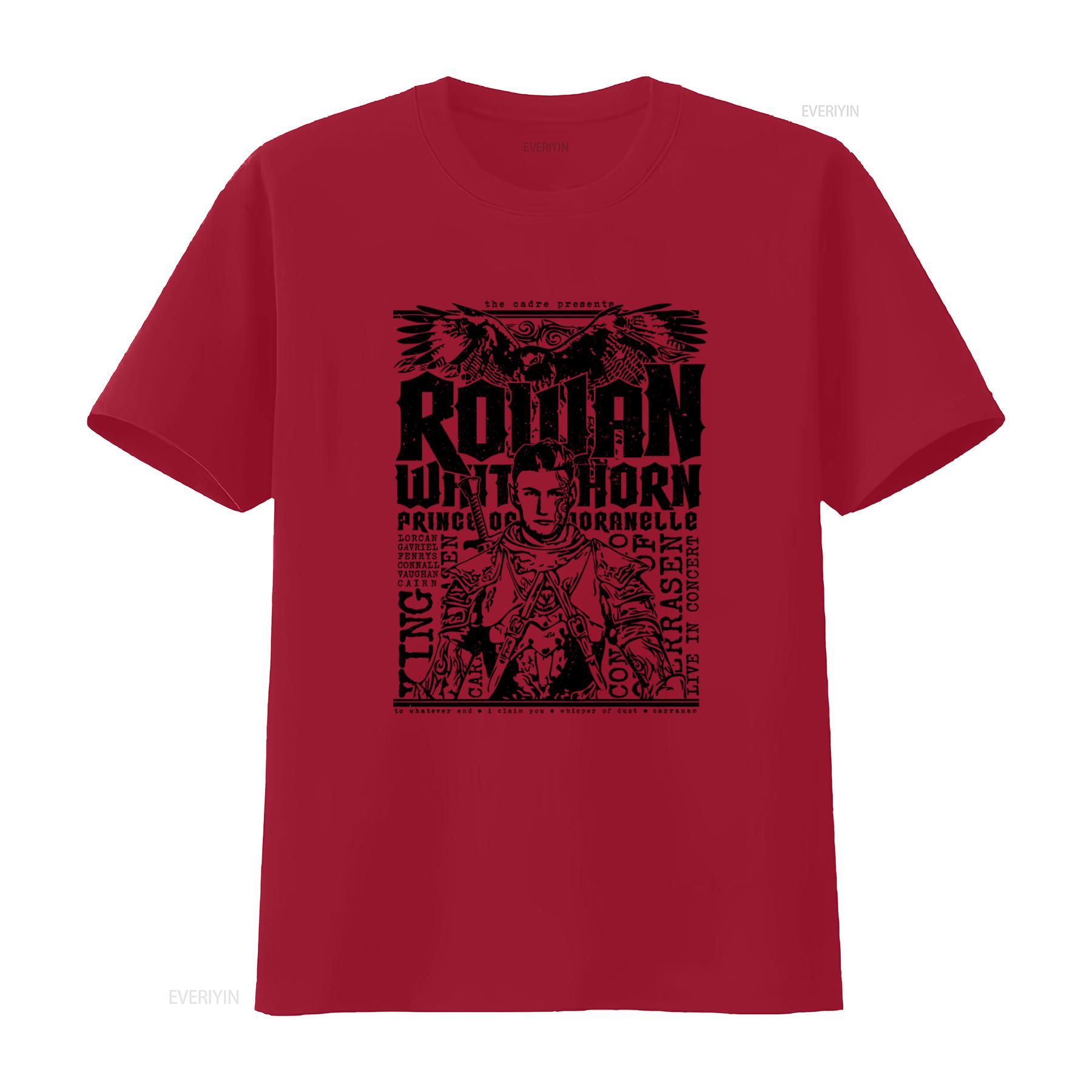 Rowan Whitethorn Vintage Band Bookish Officially Licensed Sarah J Maas Sjm Throne Of Glass Tog Concert T Shirt vintage Washed S