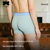 Bandgewoo Men's 10A Antibacterial Cotton Boxer Briefs 3-Pack