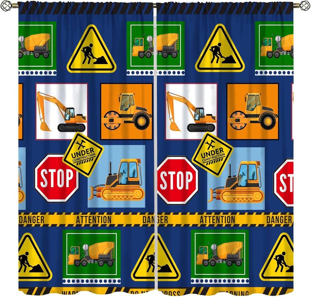 Colorful Inspirational Kids Curtains Quotes Cute Child Cartoon Motivational Rainbow Sun Rod Pocket Window Drapes For Kitchen