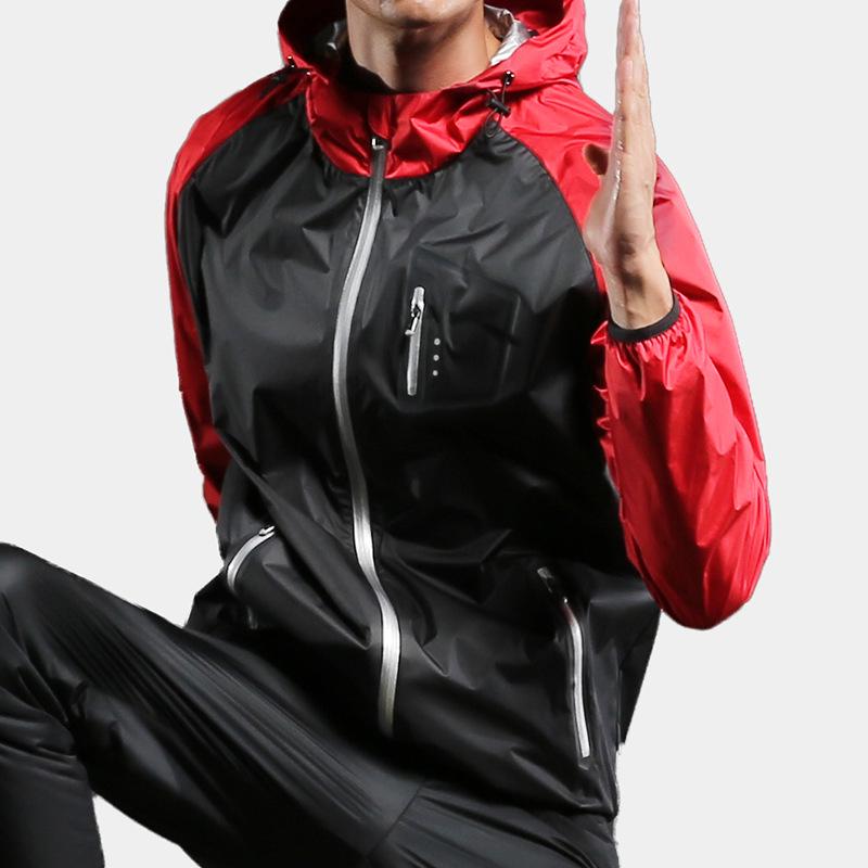Übergröße Herren Fitness Schweißanzug - Herbst/Winter Laufjacke für Fitnessstudio und Sport