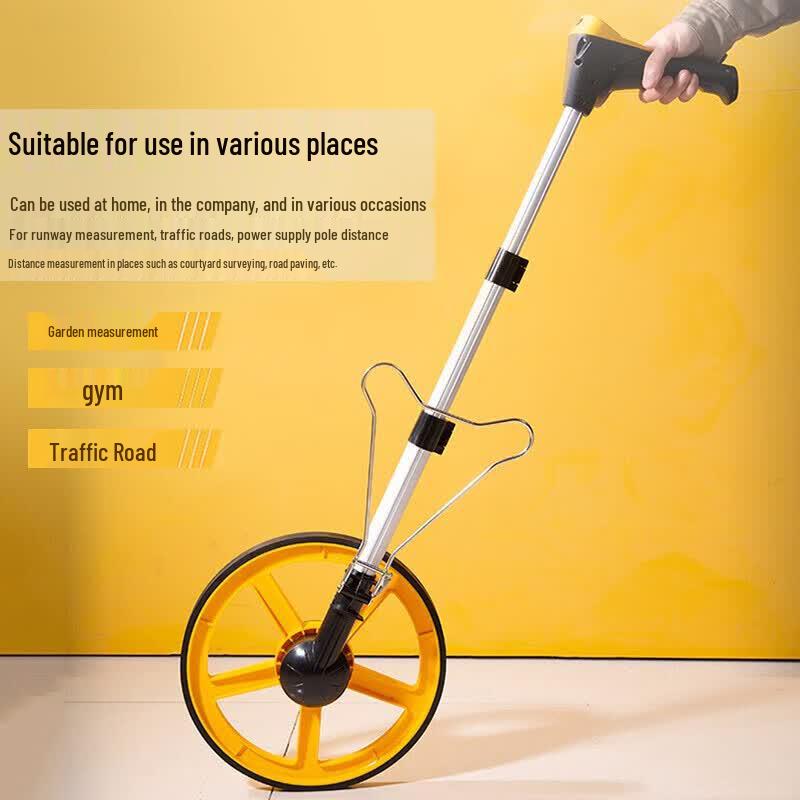 Deli Digital Rolling Distance Measuring Wheel