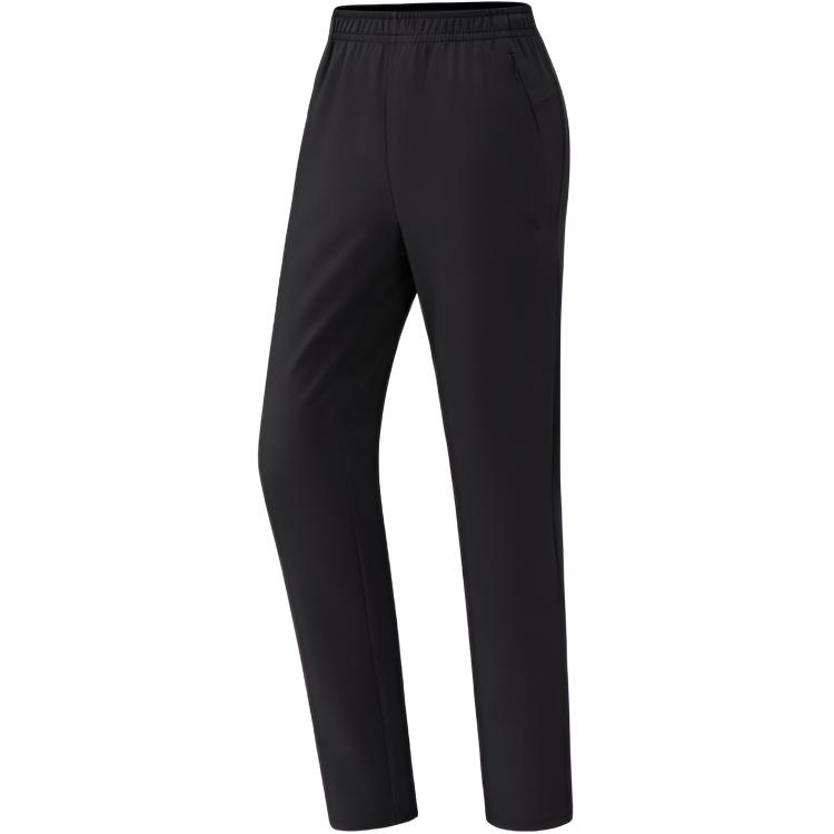 Anta Comfortable Versatile Fleece Solid Color Knitted Sports Pants Women bottoms 162617502N-1