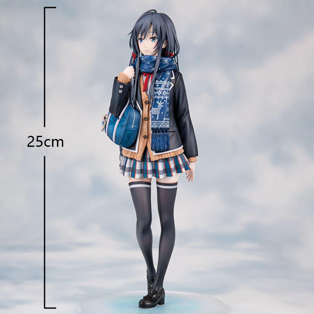 Аниме Юкиношита Юкино фигурка Юкиношита Юкино Фигурка на шарнирах модель Декора Коллекционная Фигурка девушки в школьной форме JK Кукла Подарки 25CM