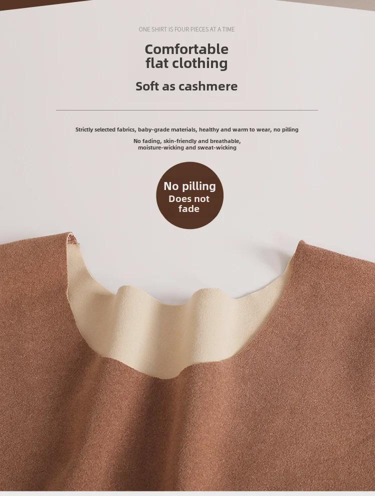 Umstands-Thermo-Stilloberteil: Übergröße Samt Umstands- und Stillkleidung für Herbst/Winter