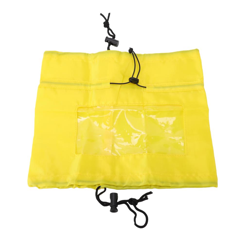 Dog Shower Cap Waterproofing Portable Dog Bath Ear Cover Eye and Ear Protection for Pet Bathing Swimming Yellow
