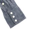 BRU NA BOINNE Made In Japan Long Sleeve Chambray Western Shirt Blue Men's Used