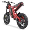 Hidoes HD-B6 Offroad Elektrofahrrad für Erwachsene 1200W Motor 48V15.6Ah Akku Stadtpendeln All-Terrain Elektrofahrrad 20 Zoll Fat Tires E-Mountainbike