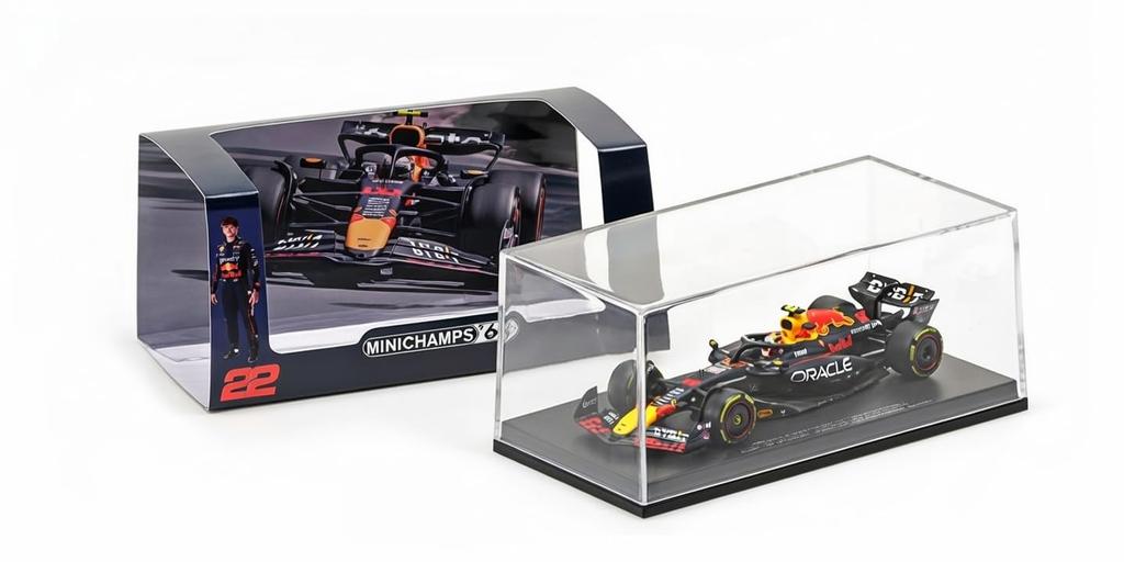 Kyosho MINICHAMPS Oracle Red Bull Racing RB21 Yuki Tsunoda Canadian GP 2025 F1 100th Race Finished Diecast Miniature Car 640251022 1/64
