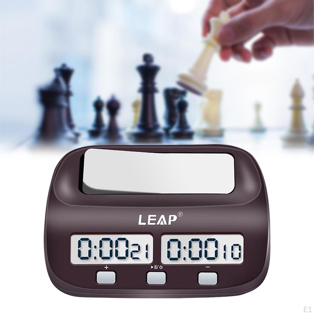 Chess Clock Advanced Digital for Board Game Count with Alarm and Delay