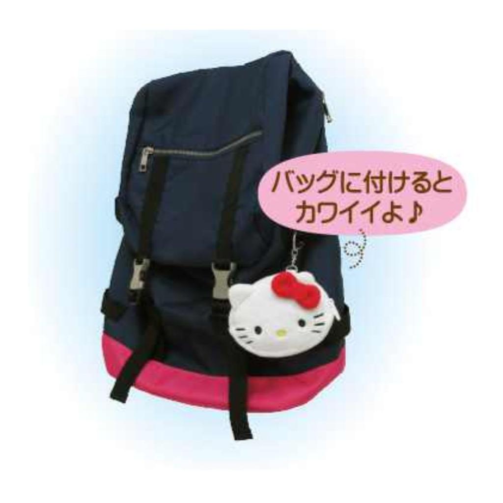 Hello Kitty Mini Face Leopard Print Brown Pouch,