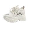 Inner Height Increase Dad Shoes Women's Small 2025 Spring New Thick-soled Mesh Breathable Casual Sports Little White Shoes