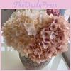 Hydrangea Flower Bouquet With Embroidered Ball Handles For Wedding And Hotel Decor
