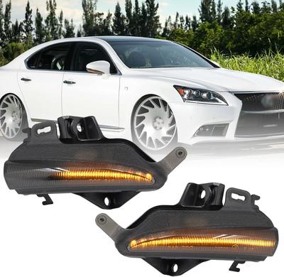 LED Sequential Door Mirror Turn Signals for Lexus and RC Smoked Direct Replacement Bulb Failure Warning Japanese Hotimp® IS, CT, GS, LS, (Compatible