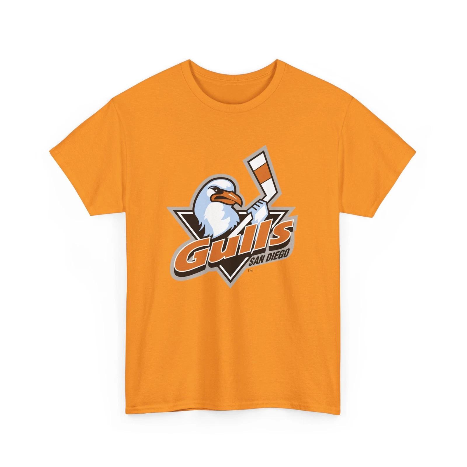 1995-2006 San Diego Gulls Hockey Team Printed T shirt Defunct Sports XL