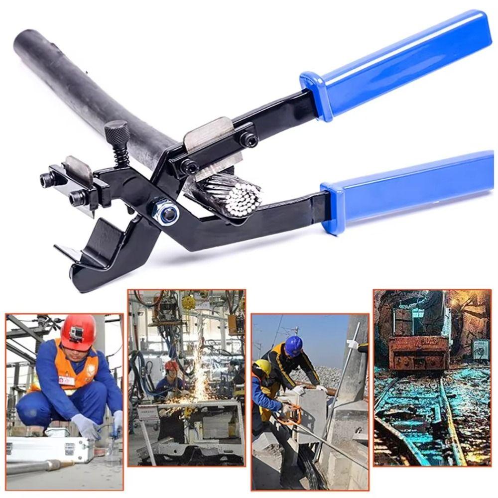 Rotary Cutting Type Wire Stripping Pliers High Voltage Cable Stripper  Semiconductor Use