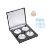 Multi Compartment Eyeshadow Storage Solution For 26.5mm Pans Magnetic Closure Cosmetic Organizers Box