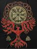 Vegvisir Rune and Phoenix Bird TShirt New 100 Cotton Short Sleeve ONeck Casual Unisexs Tshirt Streetwear