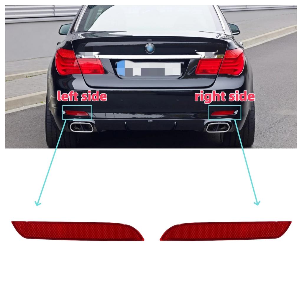 Rear Bumper Reflector For BMW 7Series F02 730Li 740Li 750Li 760Li 2009 2010 2011 2012 Brake Lamp No Bulb 63147182191 63147182192